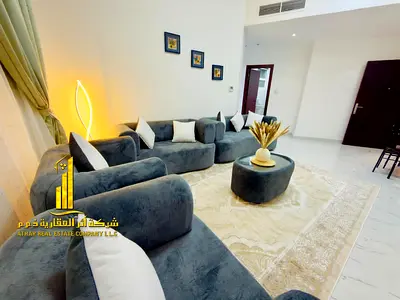 لراغبي الفخامة والتميز شقة فاخرة للايجار الشهري غرفة وصالة باطلالة مفتوحة مفروشة بالكامل باثاث راق جدا مع مطبخ مجهز بالكامل بأحدث الاجهزة ✨