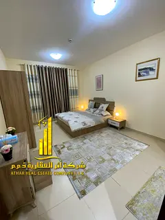 Luxury apartment for monthly rent - one bedroom and a hall with a balcony open view, fully furnished