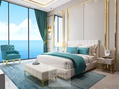 شقة بغرفتي نوم مطلة على البحر | Oceanz 2 | الطابق العلوي مفروش