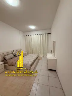 Fully furnished one-bedroom apartment ( 2 bathrooms ) with a hall, with balcony, including all servi