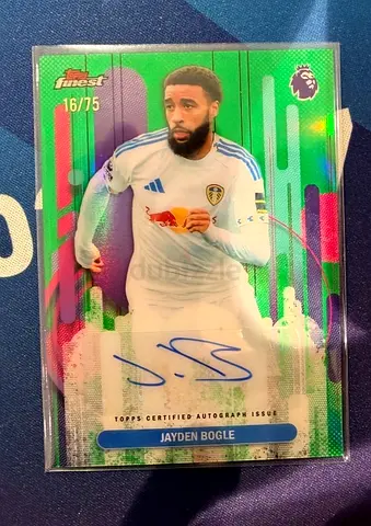 Jayden bogle /75 Autograph topps finest