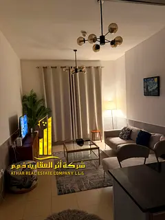 Fully furnished one-bedroom apartment ( 2 bathrooms ) with a hall, with balcony, including all servi