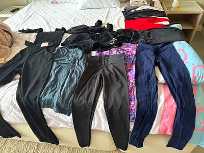 Lot of Women's Activewear Leggings and Tops - S and XS Sizes, Good Condition. A whole big bag.