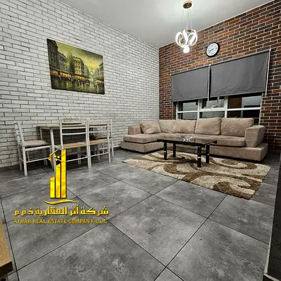 شقه فاخره اول ساكن غرفه وصاله مع بلكونه باطلاله مفتوحه.عجمان ابراج اللؤلؤه. مفروش بالكامل للإيجار الشهري✨الإيجار يشمل الفواتير والإنترنت وموقف