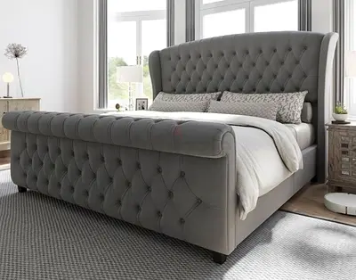 Elegant beautiful 200*200 super king size Bed