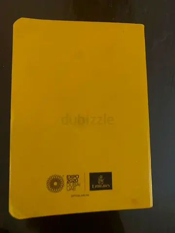 Expo 2020 Dubai Official Emirates Yellow Notebook + 36 nations stamp (urgent sell)