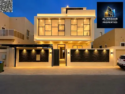 Modern villa with custom finishing, two floors and a roof, 5 master bedrooms, negotiable price, fre