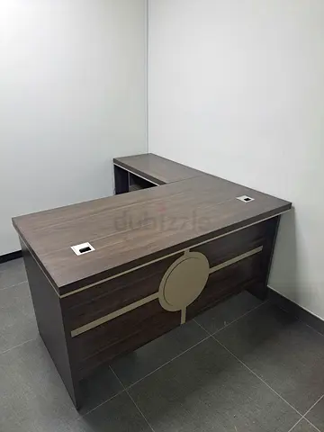 Brand New 140 × 70 Cm L Shape  Office Table