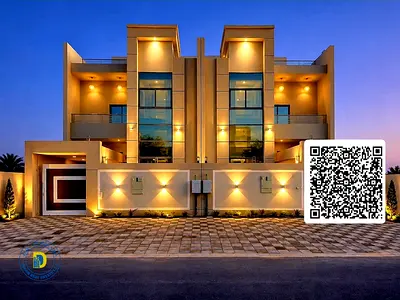 للبيع بمنطقة التلة عجمان فيلا 7 غرف وروف السعر يشمل رسوم التسجيل والماء والكهرباء والمكيف