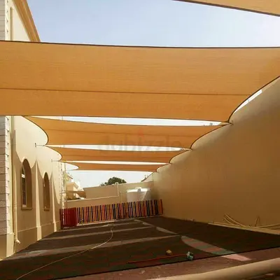 Blue Outdoor Shade Sail awning Sun shade