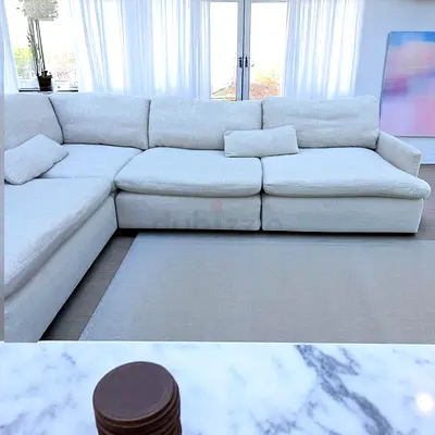 Home Center swin feather filled sofa