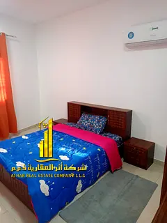 Luxury second-occupancy apartment ✨ One bedroom, living room, and balcony for monthly rent in Ajma