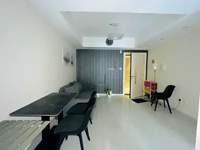 Fully furnish 1 BEDROOM APARTMENT HOT OFFER WITH 1 BATHROOM GYM POOL COVERED PARKING ON PRIME LOCATION CONTACT US NOW