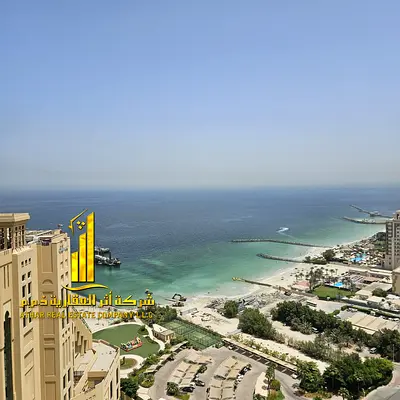 باطلالة بحرية خيالية شقة فخمة غرفة وصالة مفروشة بالكامل فرش جديد راقى جدا مع باركن خاص