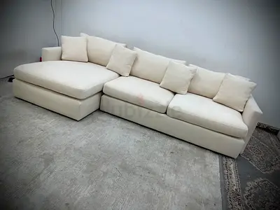 Amazing condition crate&barrel lshape sofa