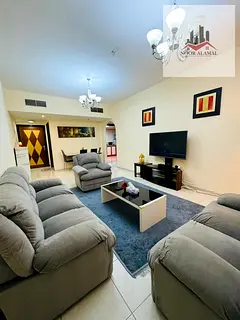 Taawun, one room, one hall, one kitchen, two bathrooms, large area, and two balconies. Price: 4,000 