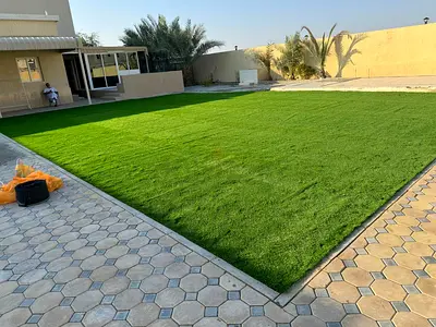 Artificial Grass Lawn Roll - Ready-Made Backyard Turf (Used)