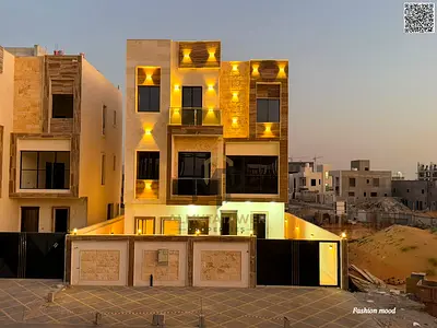 Villa for sale | ajman| al helio2 area | 6 master rooms, majlis, hall, maid room, roof| freehold | negotiable price.