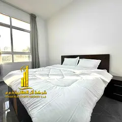 Two-bedroom apartment with a living room in Ajman - Al Rashidiya 2 - next to the Ladies' Park - furn