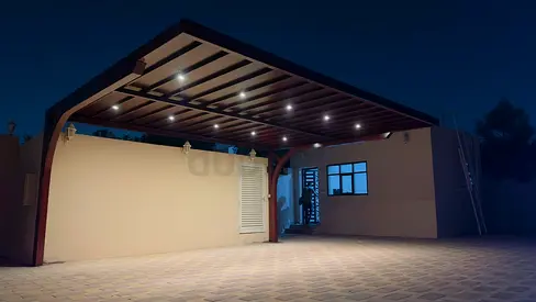 Modern designed car parking shed, carport, car parking