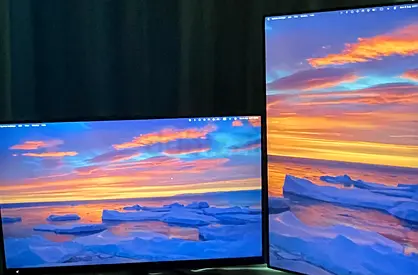 Pair of 24 inch dual LED DELL Monitors