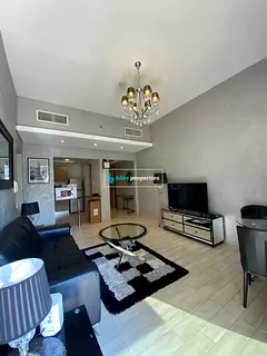 Furnished 1BR Apartment | Oxford Residence JVC | Balcony & Pool View