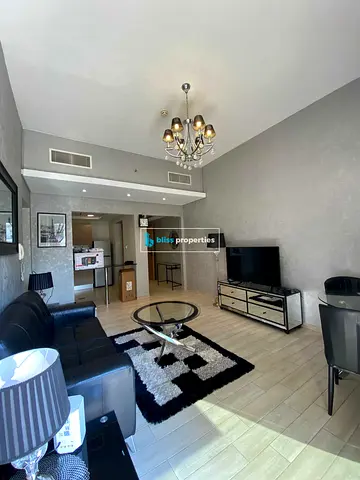 Furnished 1BR Apartment | Oxford Residence JVC | Balcony & Pool View