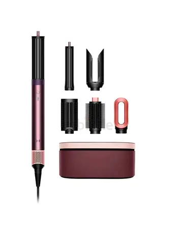 Dyson Airwrap Co‑anda2x Multi‑Styler (Straight + Wavy) with the matching dryer in Jasper Plum