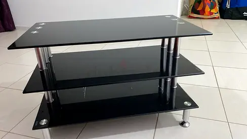 Tempered glass center table