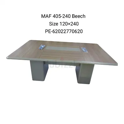 Beech Wood Dining Table 120x240 cm - Modern Rectangular