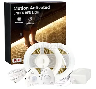illumiForce Motion Activated LED Bed Light, 2x5ft, Warm White (BRAND NEW)