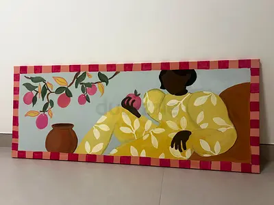 MADE TO ORDER Painting with frame