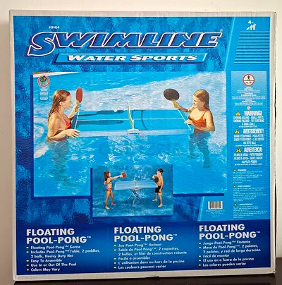 Swimline Floating Pool-Pong Table Game Set