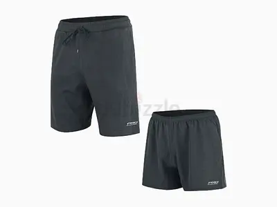 Pair of Men's Black Athletic Heavy and Light Shorts - All Sizes