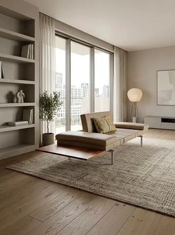 MINOTTI Smith Lounge System with backrest, armrest and end table Italian LOUNGER DAYBED 195x97x36 cm