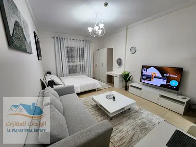 ✨ استوديو مفروش للإيجار – أبراج الياسمين / منطقة الجرف 2 – عجمان