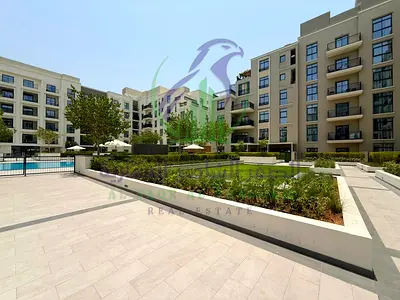 For rent in Sharjah (Al Mamzar/Maryam Island): 3 bedrooms and a living room, featuring a gym, swimm
