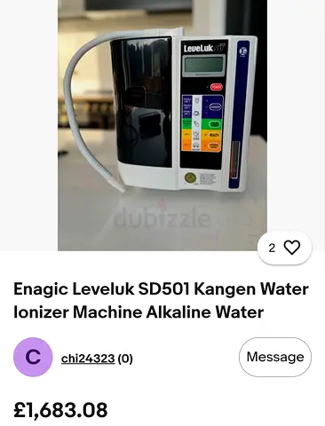 Enagic Leveluk SD501 Kangen Water Ionizer – Good Working Condition