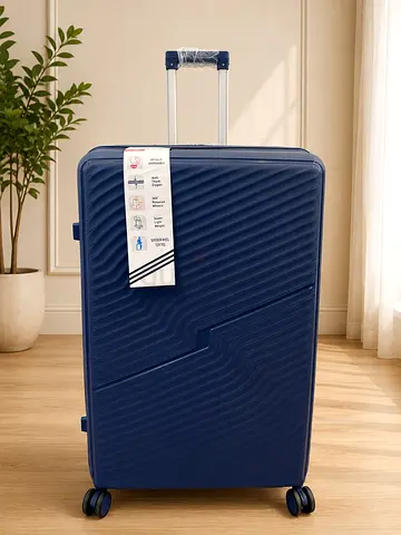Luggage 32 size largest trolly bag Spinner Suitcase with 360 Degree Wheels with extension zipper