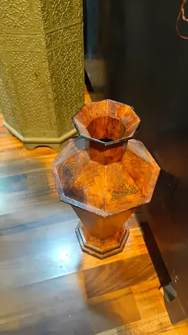 Wooden Decorative Vase-38cm height,20cm length
