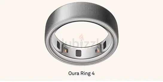 Oura Ring 4 Brushed Silver - Size 8 Brushed Silver