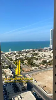 ✨ Luxurious fully furnished two-bedroom apartment for monthly rent in Ajman One Towers – Al Rash