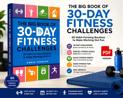 The Big Book of 30-Day Fitness Challenges by Andie Thueson | E-Book PDF