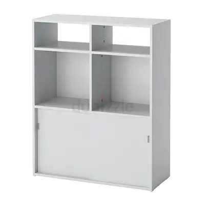 IKEA Open shelving unit, light grey, 77x96x32 cm