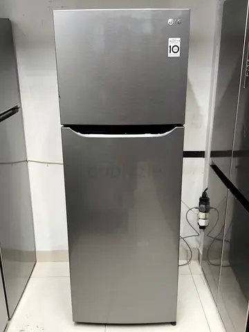 LG Top Freezer Refrigerator - Silver, Good Condition402 liter