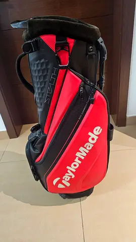 TaylorMade Stealth Stand Golf Bag - Red/Black, Good Condition
