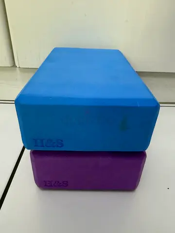 🧘 H&S Yoga Bricks – Set of 2 | Rarely Used | AED 19 ! Hurry up!
