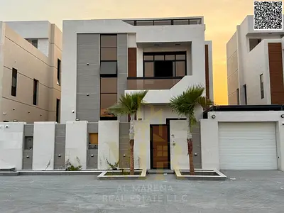 🏡 فيلا للبيع في الباهية – عجمان | 6 غرف ماستر + مسبح خاص