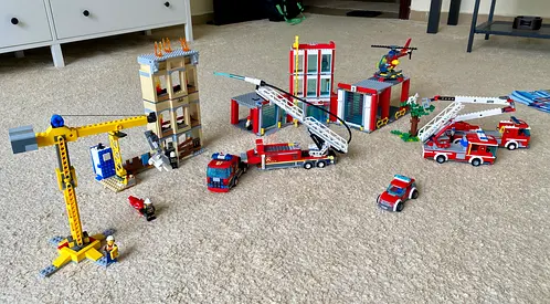 Lego City Sets - Downtown Fire Brigade and Fire Station