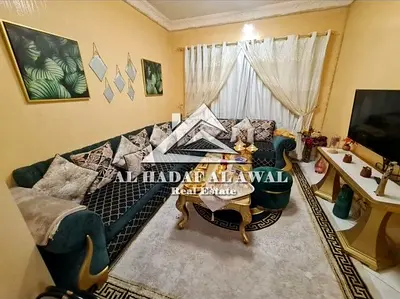 For monthly rent in Al khan area, a room and a hall with free internet